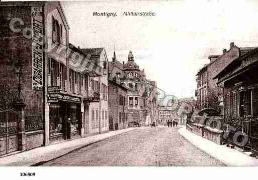 Ville de MONTIGNYLESMETZ, carte postale ancienne