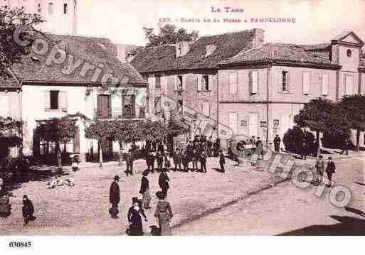 Ville de PAMPELONNE, carte postale ancienne