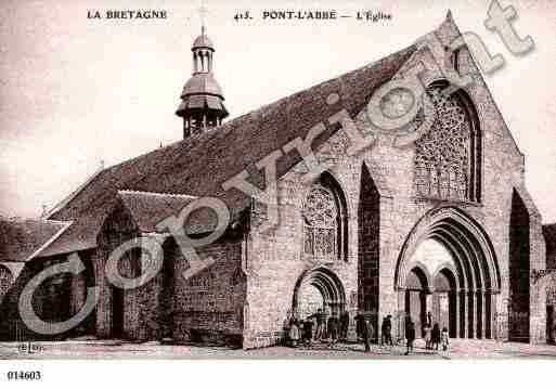 Ville de PONTL'ABBE, carte postale ancienne