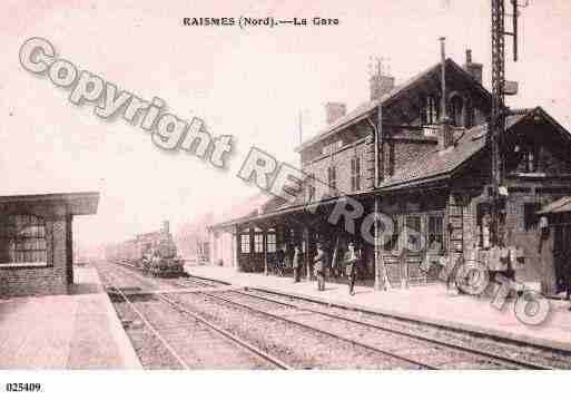 Ville de RAISMES, carte postale ancienne