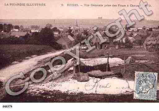 Ville de ROISEL, carte postale ancienne