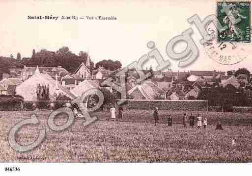 Ville de SAINTMERY, carte postale ancienne