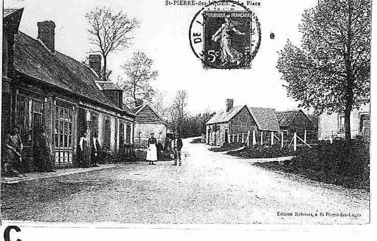 Ville de SAINTPIERRELOGES, carte postale ancienne