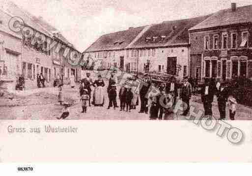 Ville de WOUSTVILLER, carte postale ancienne