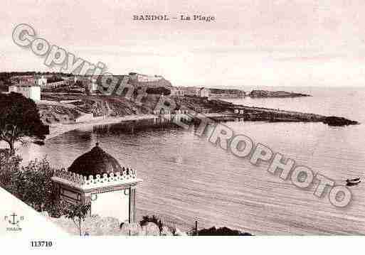 Ville de BANDOL, carte postale ancienne