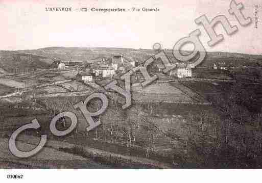 Ville de CAMPOURIEZ, carte postale ancienne