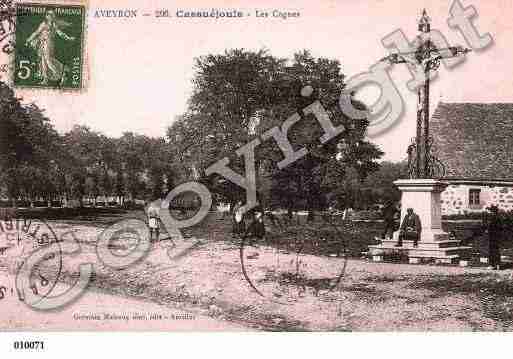 Ville de CASSUEJOULS, carte postale ancienne