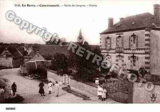 Ville de CONCRESSAULT, carte postale ancienne