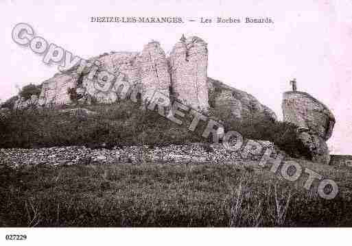 Ville de DEZIZELESMARANGES, carte postale ancienne