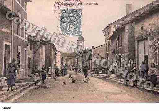 Ville de LEROUVILLE, carte postale ancienne