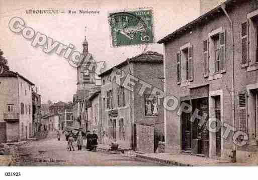 Ville de LEROUVILLE, carte postale ancienne