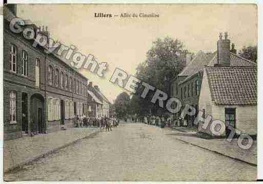 Ville de LILLERS, carte postale ancienne