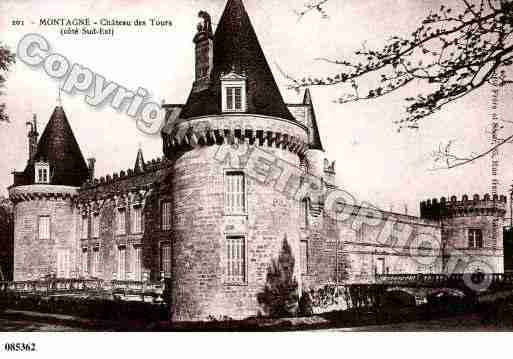 Ville de MONTAGNE, carte postale ancienne