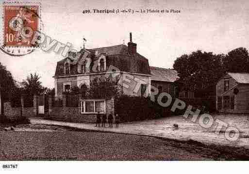 Ville de THORIGNEFOUILLARD, carte postale ancienne