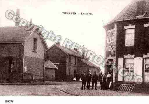 Ville de TRESSIN, carte postale ancienne