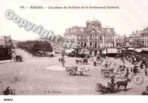 Ville de ARRAS, carte postale ancienne