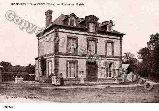 Ville de BONNEVILLEAPTOT, carte postale ancienne