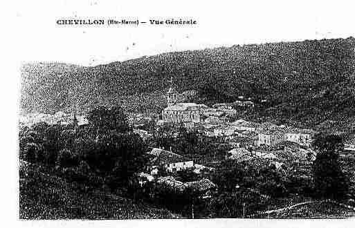 Ville de CHEVILLON, carte postale ancienne