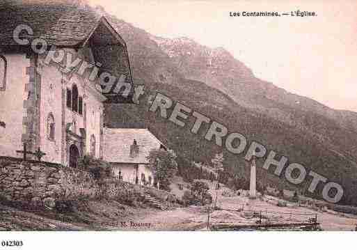 Ville de CONTAMINESMONTJOIE(LES), carte postale ancienne