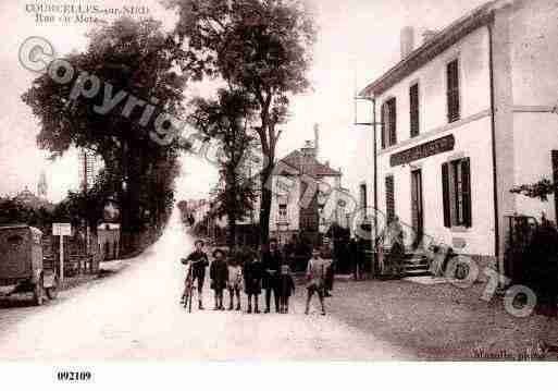 Ville de COURCELLESSURNIED, carte postale ancienne