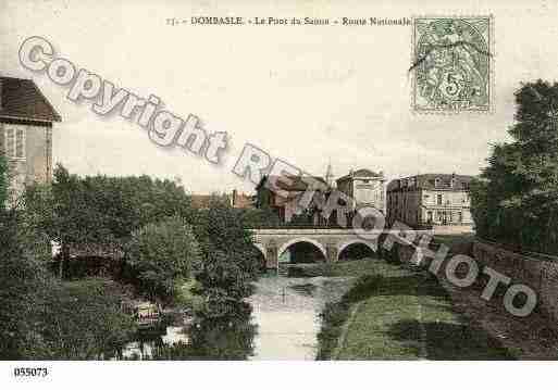 Ville de DOMBASLESURMEURTHE, carte postale ancienne