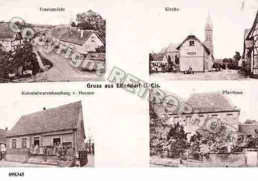 Ville de ETTENDORF, carte postale ancienne