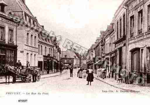 Ville de FREVENT, carte postale ancienne