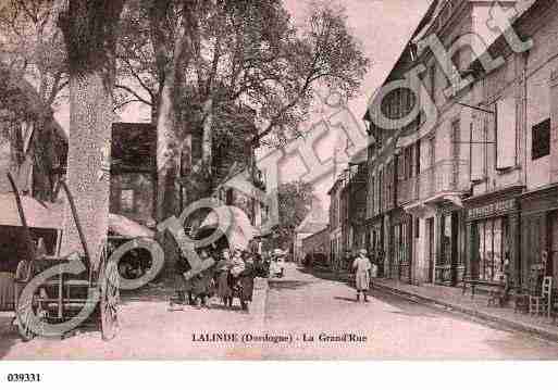 Ville de LALINDE, carte postale ancienne