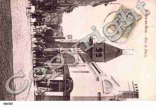 Ville de ROZAYENBRIE, carte postale ancienne