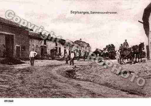 Ville de SEPTSARGES, carte postale ancienne