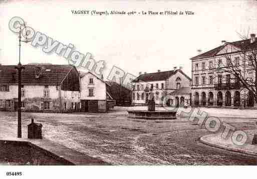 Ville de VAGNEY, carte postale ancienne