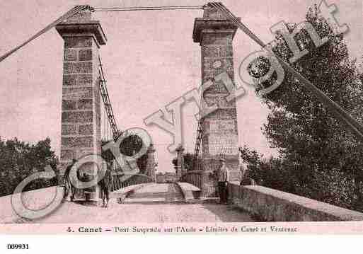 Ville de CANET, carte postale ancienne