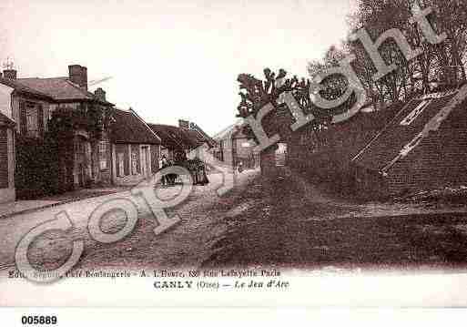 Ville de CANLY, carte postale ancienne