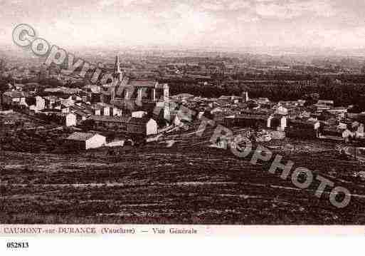 Ville de CAUMONTSURDURANCE, carte postale ancienne