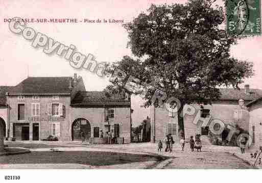 Ville de DOMBASLESURMEURTHE, carte postale ancienne