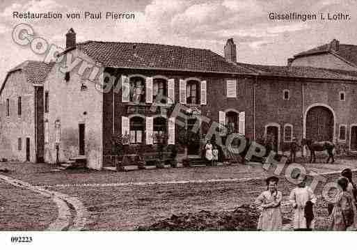 Ville de GELUCOURT, carte postale ancienne