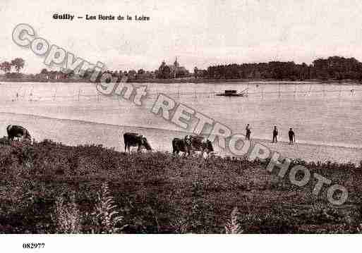 Ville de GUILLY, carte postale ancienne