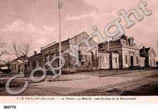 Ville de HAILLAN(LE), carte postale ancienne