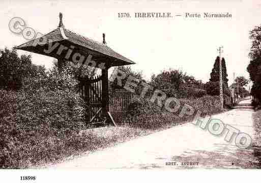 Ville de IRREVILLE, carte postale ancienne