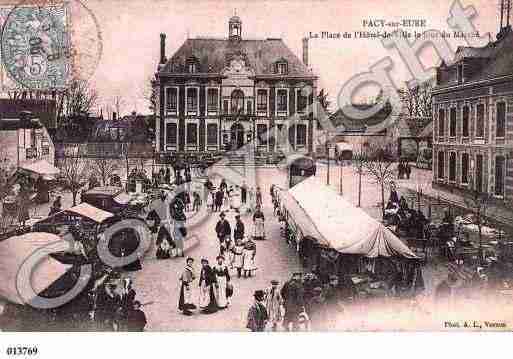 Ville de PACYSUREURE, carte postale ancienne