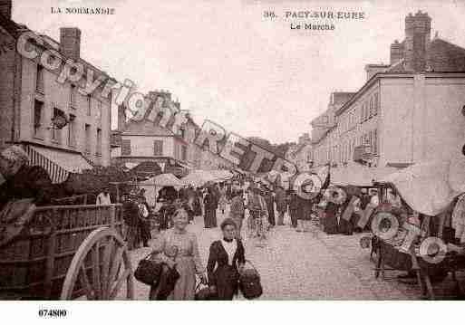 Ville de PACYSUREURE, carte postale ancienne