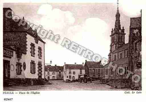 Ville de PEAULE, carte postale ancienne