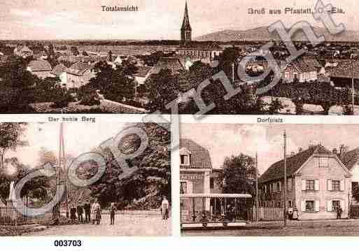 Ville de PFASTATT, carte postale ancienne