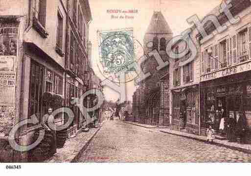 Ville de ROZAYENBRIE, carte postale ancienne