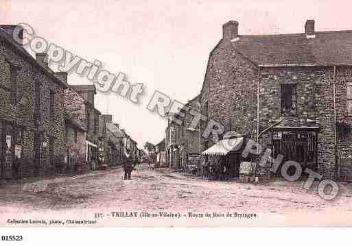 Ville de TEILLAY, carte postale ancienne