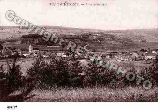 Ville de VAUDREMONT, carte postale ancienne