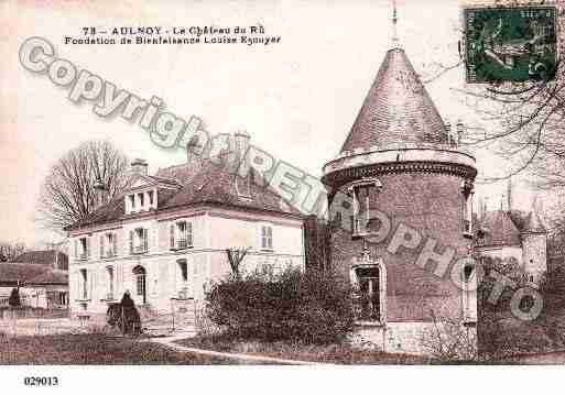 Ville de AULNOY, carte postale ancienne