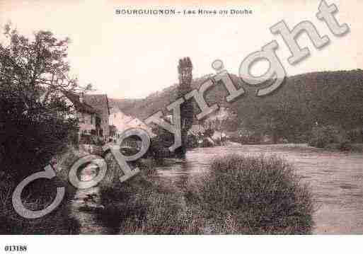 Ville de BOURGUIGNON, carte postale ancienne