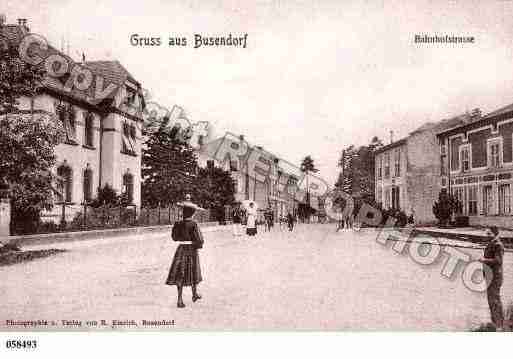 Ville de BOUZONVILLE, carte postale ancienne