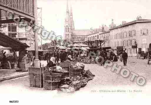 Ville de CHALONSSURMARNE, carte postale ancienne